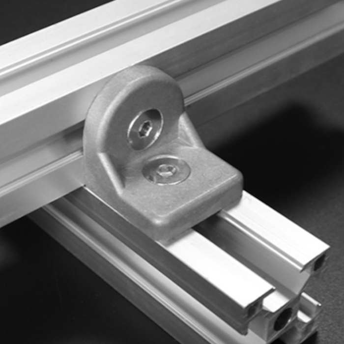 Bracket - Cast 90 Degree Corner for 3030 - No tabs / Multi Angle - Natural