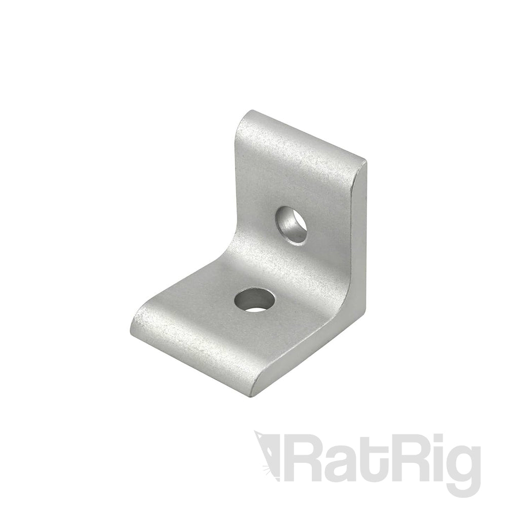 Bracket - Simple 90º Degree Corner for 40 series - Natural Anodized