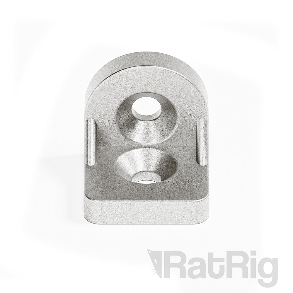 Bracket - Cast 90 Degree Corner for 3030 - No tabs / Multi Angle - Natural