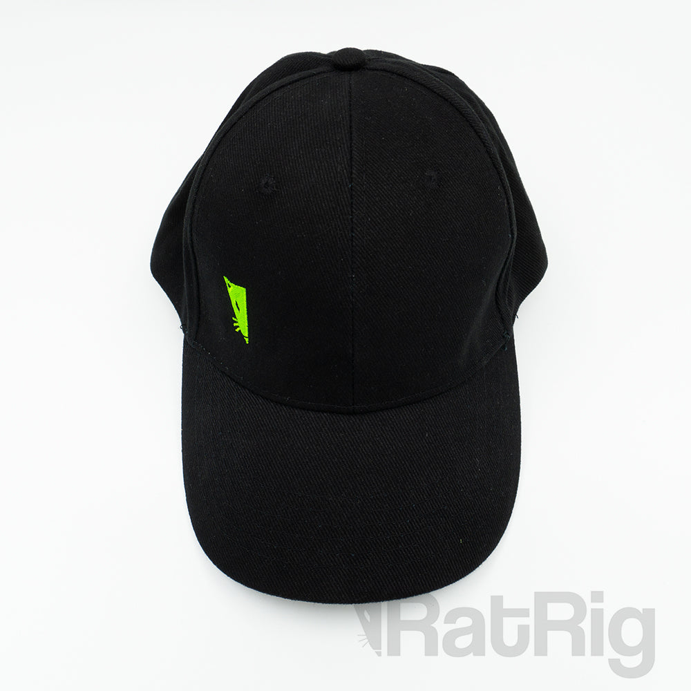 Rat Cap - Black & Green 100% - Organic Cotton