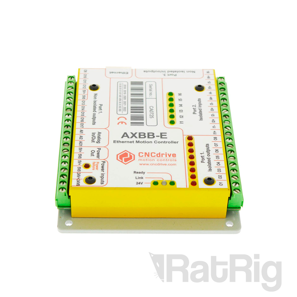 CNCdrive AXBB-E Ethernet Motion Controller & Breakout Board Combo (UCNC, Mach3, Mach4)