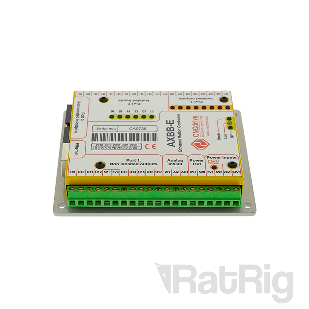 CNCdrive AXBB-E Ethernet Motion Controller & Breakout Board Combo (UCNC, Mach3, Mach4)