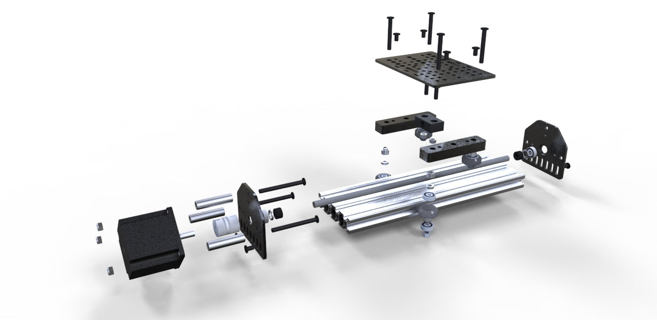 Threaded Rod Plate for Nema 23 Stepper Motor