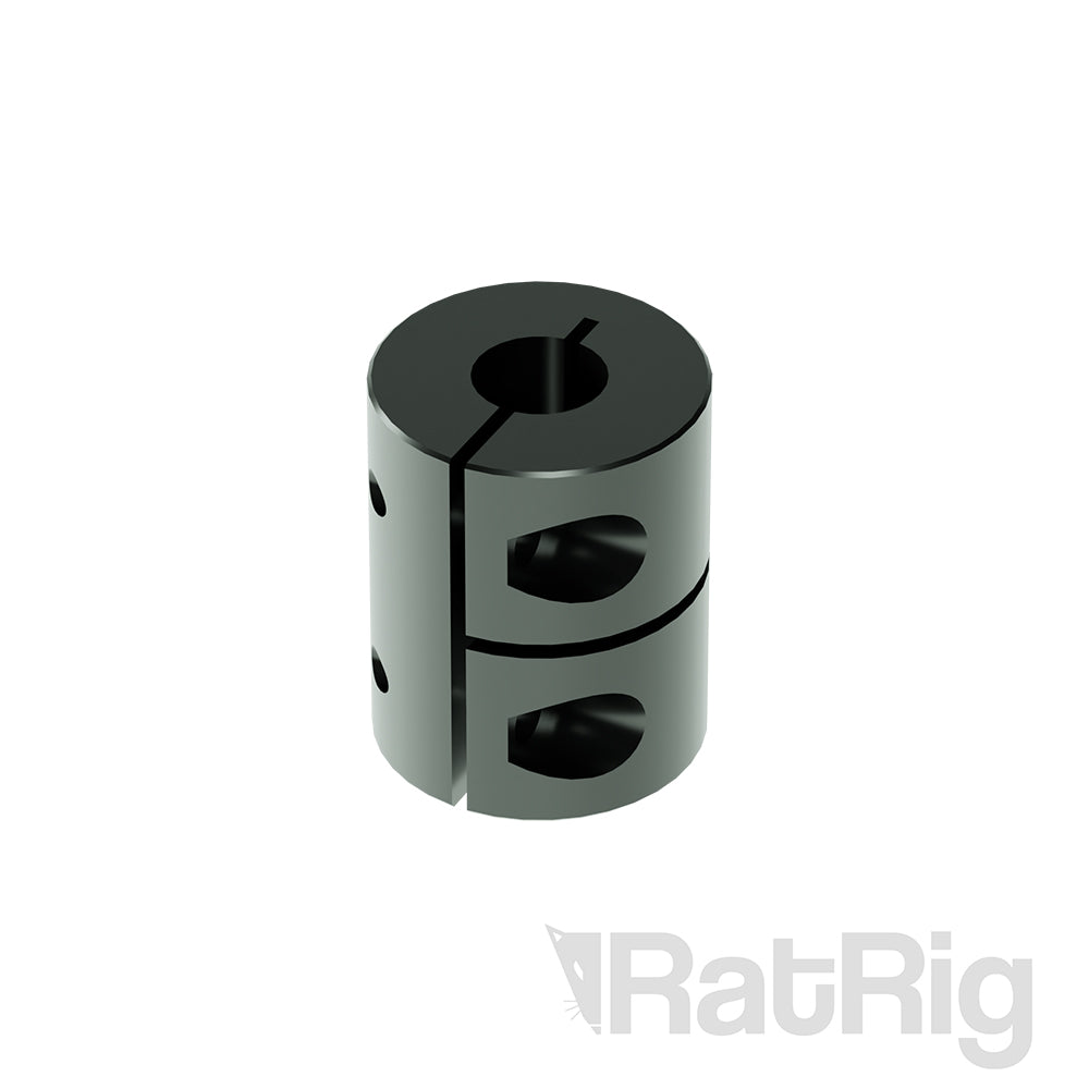 Coupler - Rigid Type - Black 25*20mm - 5mm to 8mm