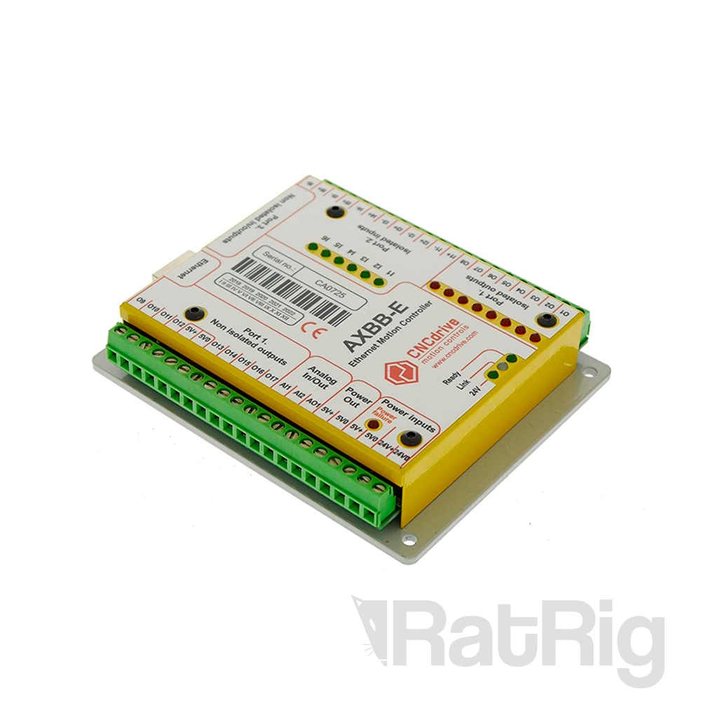 CNCdrive AXBB-E Ethernet Motion Controller & Breakout Board Combo (UCNC, Mach3, Mach4)