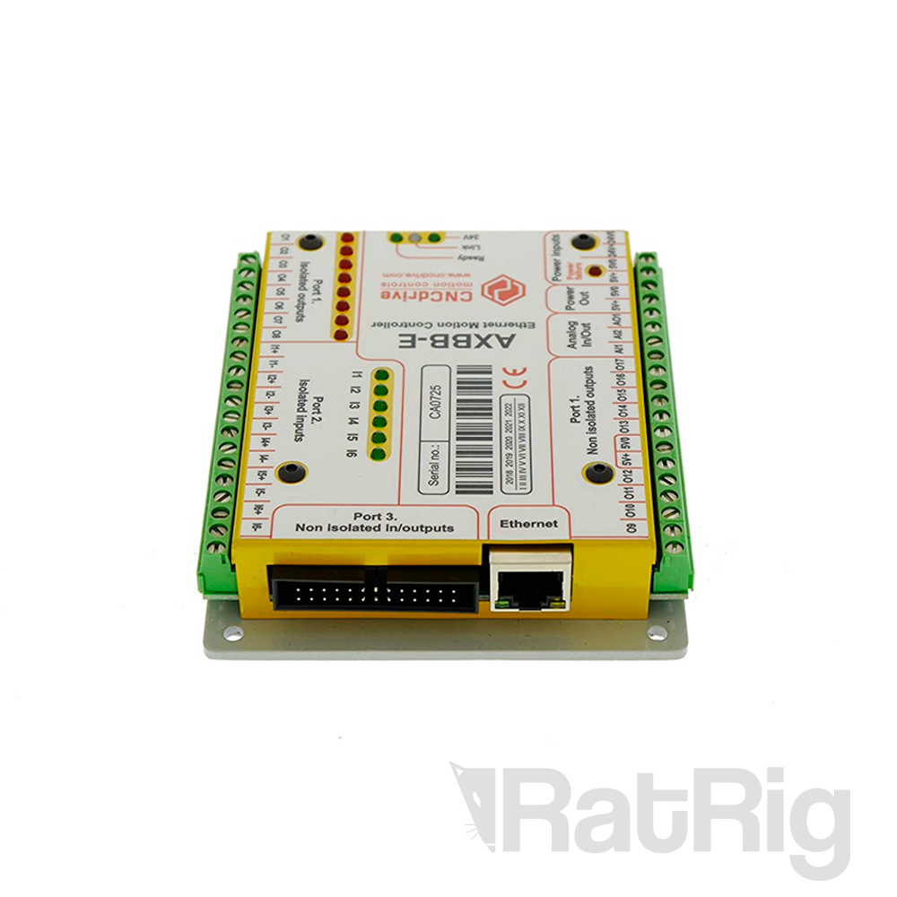CNCdrive AXBB-E Ethernet Motion Controller & Breakout Board Combo (UCNC, Mach3, Mach4)