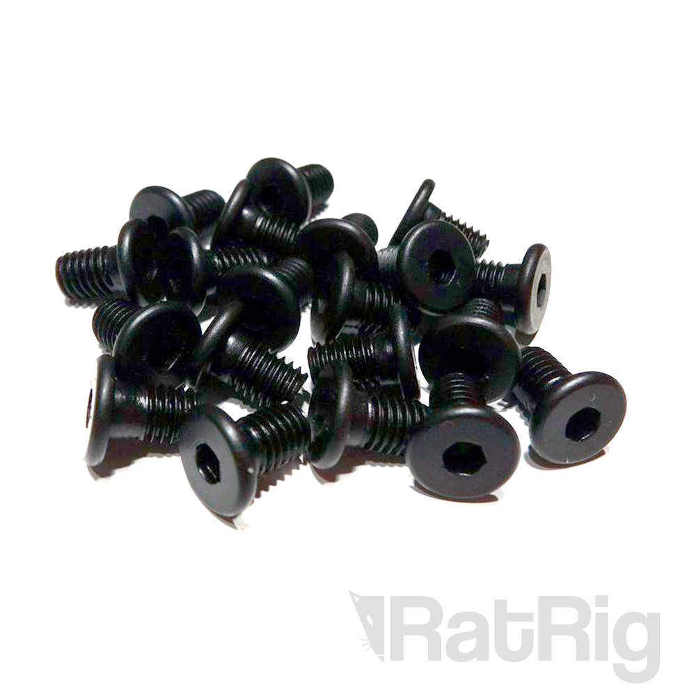 Low Profile Screws - 12mm - 25 Pack