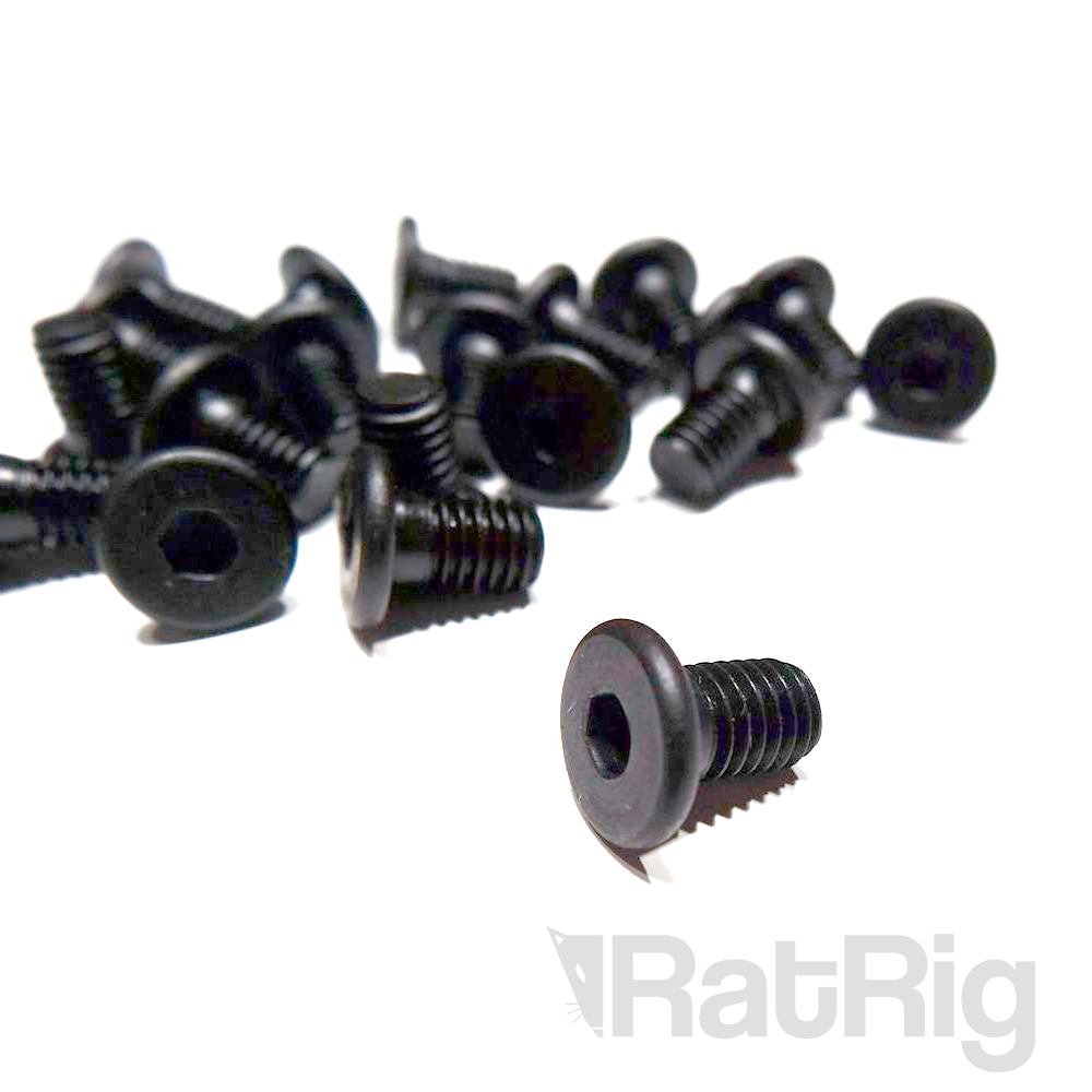 Low Profile Screws - 12mm - 25 Pack