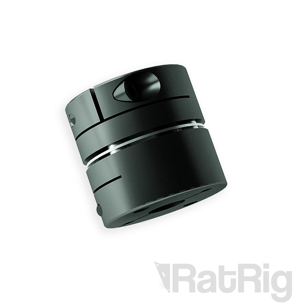 Coupler - Disc Type - Single 26*26mm - 5mm to 8mm - Black