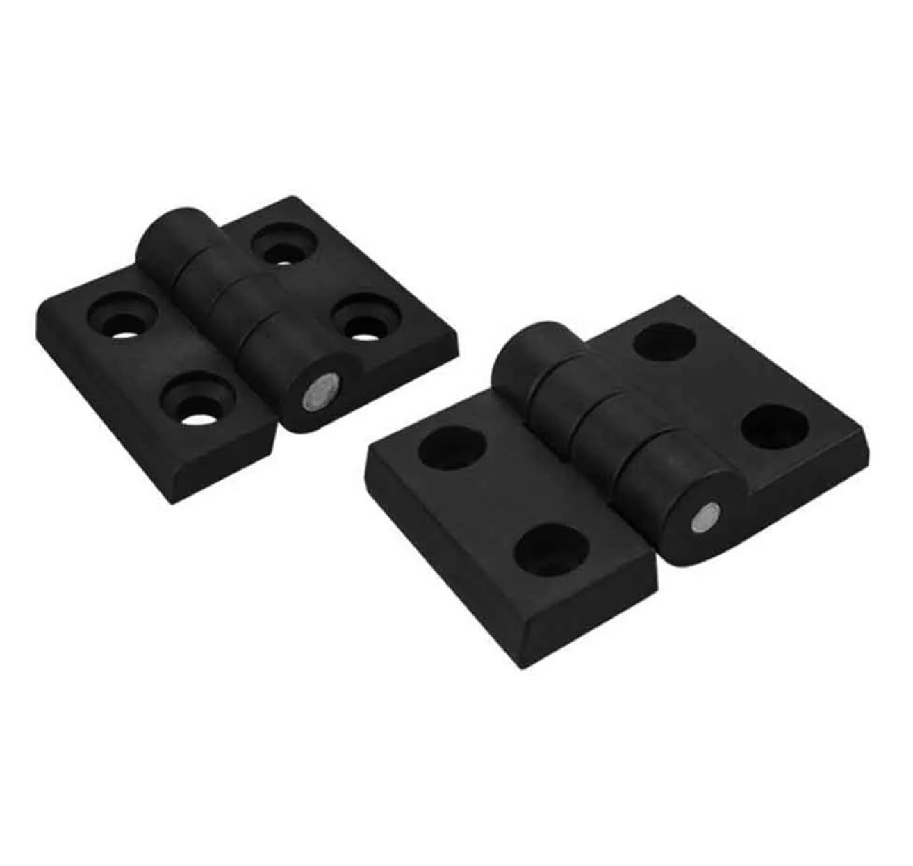 Hinge - Black thermoplastic - for 3030 - 45mm Length