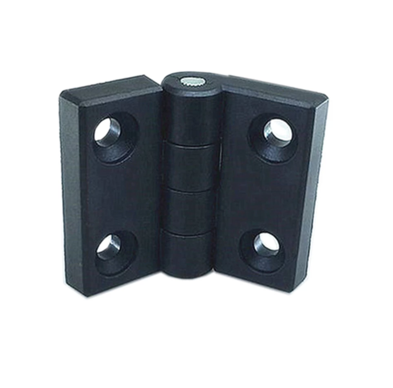Hinge - Black thermoplastic - for 3030 - 45mm Length