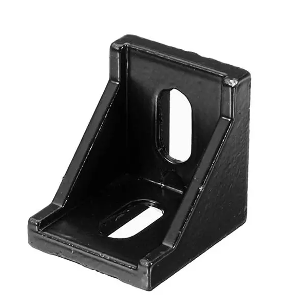 Bracket - Cast 90 Degree Corner for 4040 - 8 Slot - Black