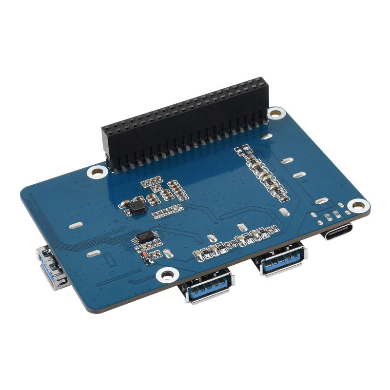 Waveshare USB 3.2 Gen1 HUB HAT for Raspberry Pi