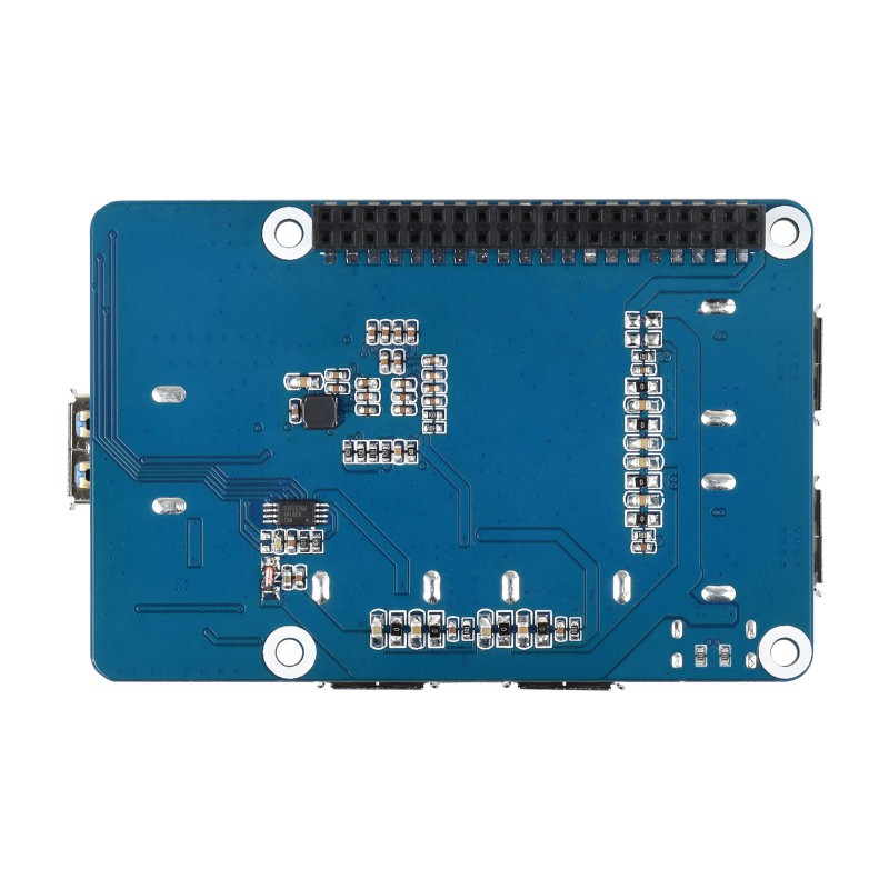 Waveshare USB 3.2 Gen1 HUB HAT for Raspberry Pi