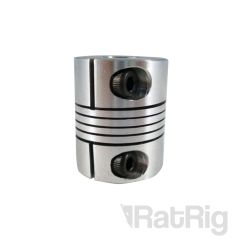 Flexible Coupling - 1/4" x 8mm - Small Defect (B-STOCK!) 
