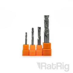 End Mill - Starter Kit for Wood - Tungsten Carbide - 4 Tools