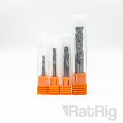 End Mill - Starter Kit for Wood - Tungsten Carbide - 4 Tools
